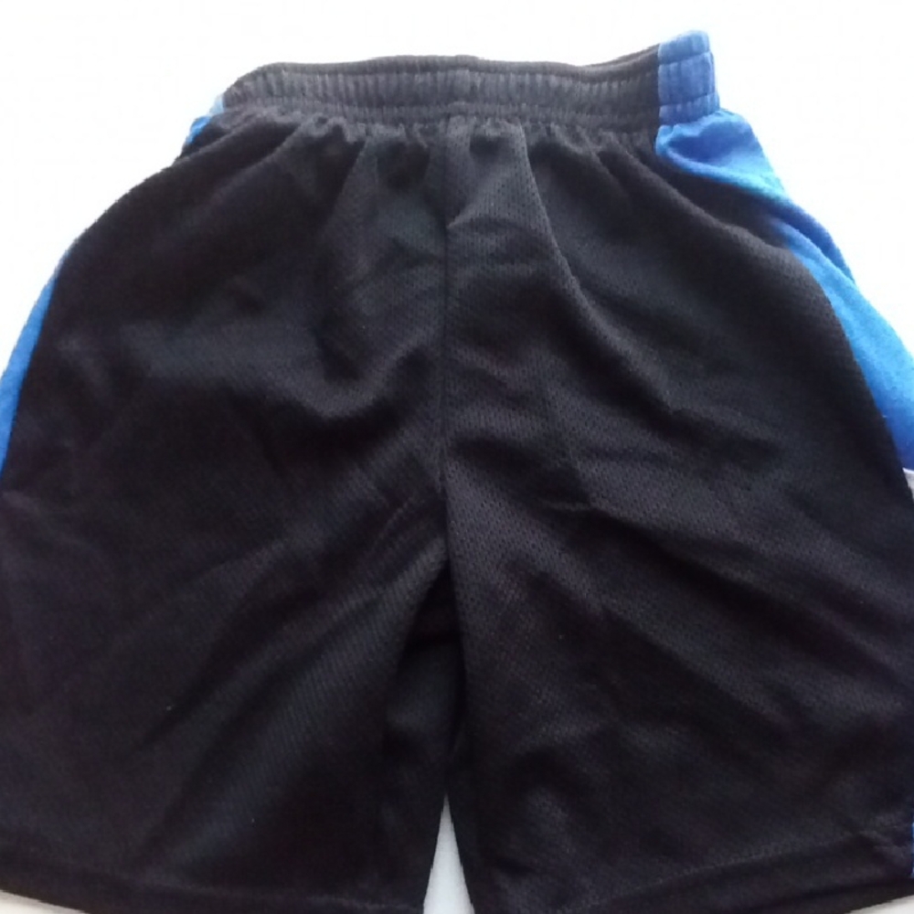 Black Shorts With A Blue Trim